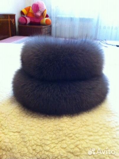 Шапка песцовая женская