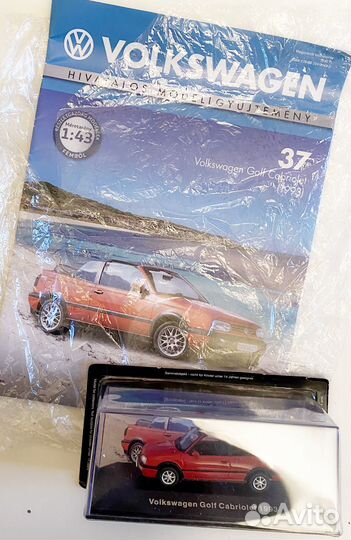 Модель Volkswagen golf cabriolet (1993) 1:43 IXO/V