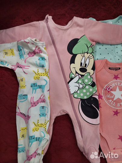 Вещи пакетом на девочку 0-3 мес (10 предметов)