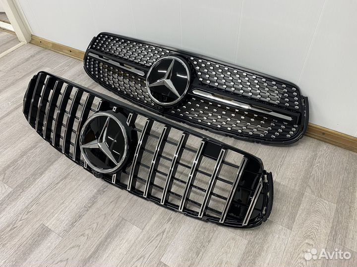 Решетка радиатора Mercedes GLC X253 AMG рест