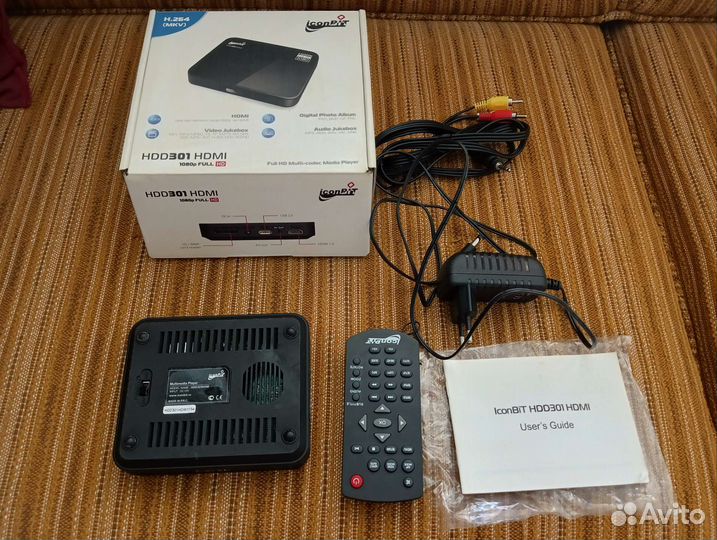 TV приставка медиаплеер iconbit hdd301 hdmi