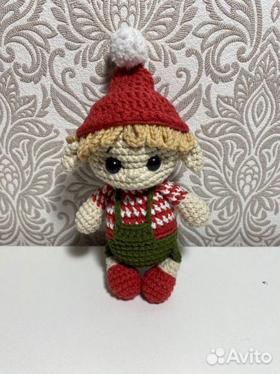 Игрушки вязаные крючком новогодние