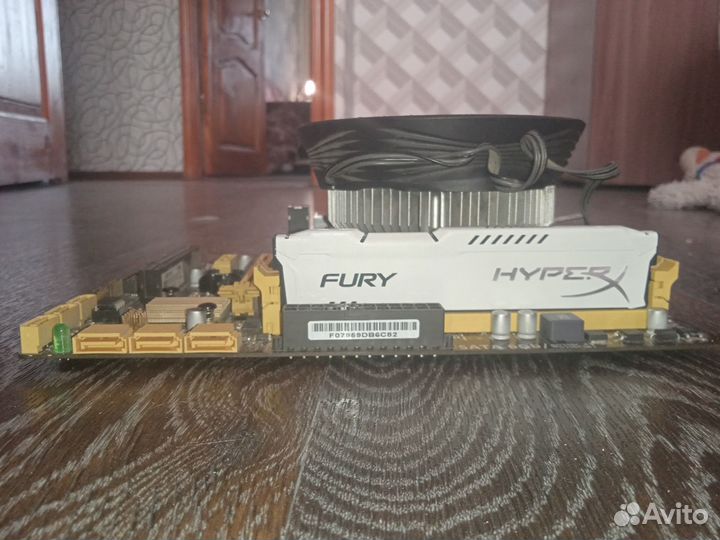 Комплект процессор, мат. плата, озу, кулер