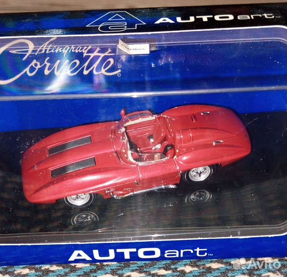Chevrolet Corvette Stingray 1969, red, 1/43