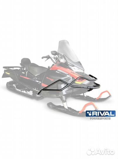 Передний бампер с боковой защитой на снегоход BRP