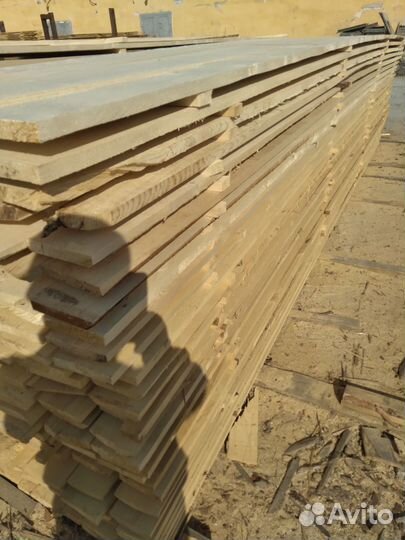 Доска обрезная 25*100, 25*150 (2м, 3м, 4м, 6м)