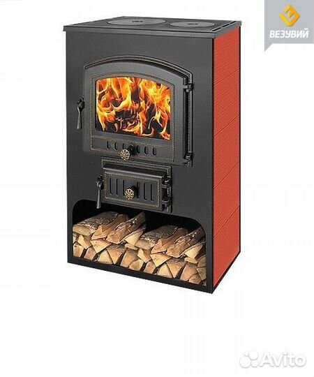 Печь-камин Везувий пк-03(224) с плитой 