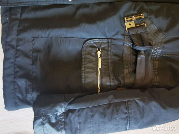 Куртка демисезонная женская M чёрная