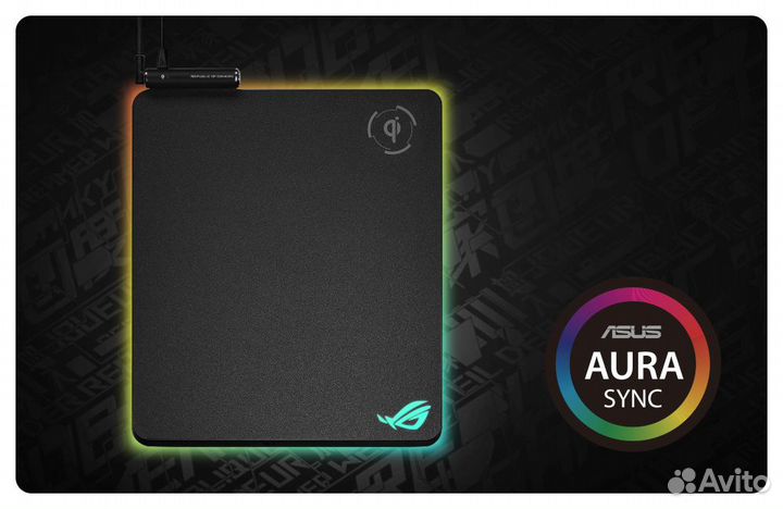 Коврик для мыши Asus ROG Balteus Qi 90MP0120-B0UA0