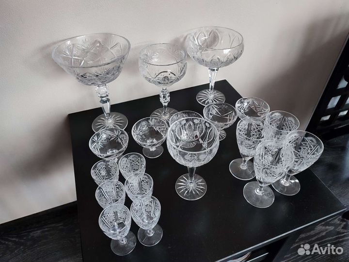 Советский, чешский хрусталь
