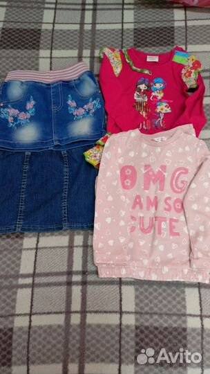 Вещи пакетом для девочки 92 98