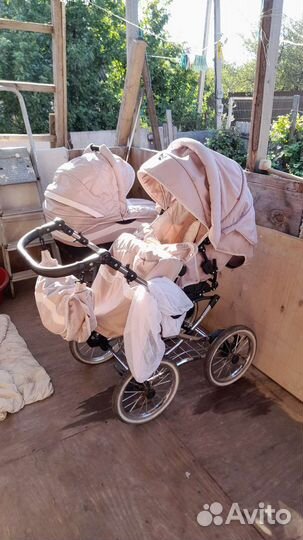 Коляска adbor marsel classik бежевая 2в1