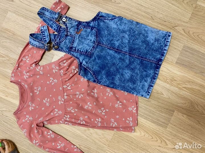 Одежда пакетом для девочки 98