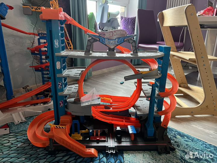 Парковка хот вилс акула