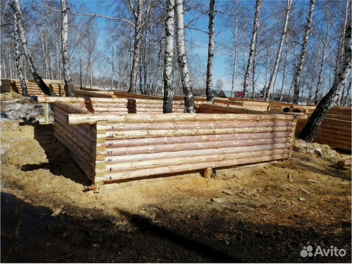 Сруб бани 3 на 5 метров