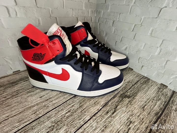 Кроссовки nike air jordan 1 зимние