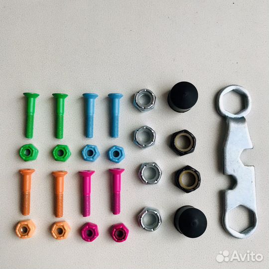 Скейтборд болты гайки pivot cup бушинги kingpin