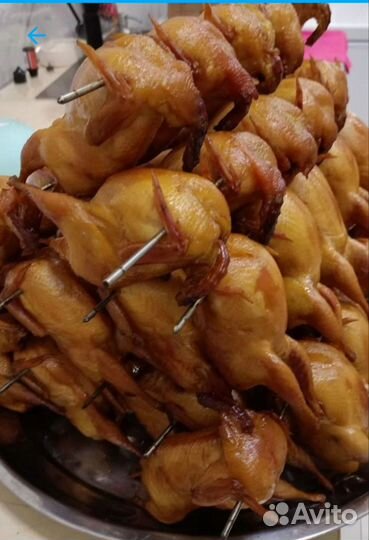 Копчёные перепёла