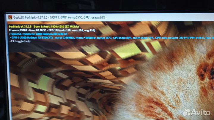 Игровая видеокарта asus Gaming TUF-RX6700XT 12GB