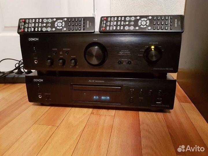 Black усилитель Denon pma-720ae