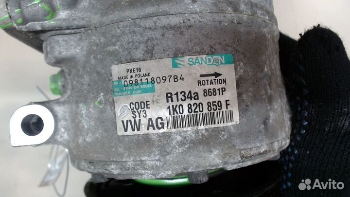 Компрессор кондиционера Volkswagen Passat 6, 2007