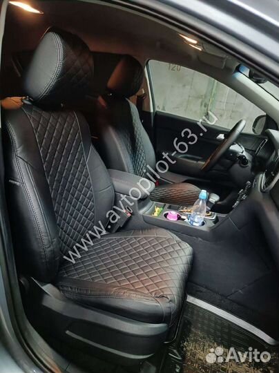 Чехлы из экокожи на Рено Логан 1 поколение 04-15г