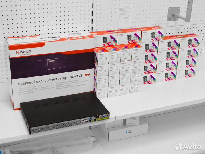 Видеокамеры уличные HiWatch 2MP ColorVu