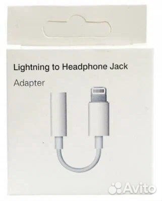 Переходник/адаптер Apple Lightning (M) - mini jack