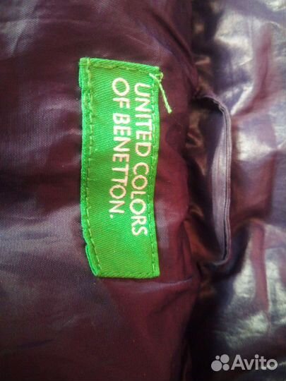 Жилет of Benetton утепленный, пальто р.134