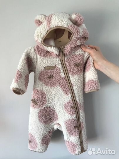 Плюшевый комбинезон мишка happy baby 56-62