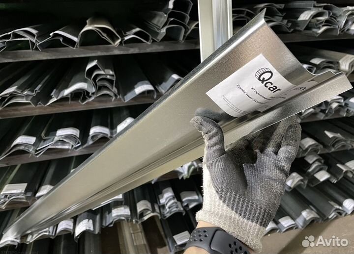 Порог левый Hyundai Accent 1999-2010 (1мм)