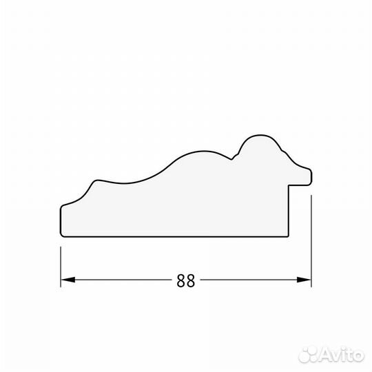 Зеркало Evoform Octagon BY 3784 57x57 римское зол