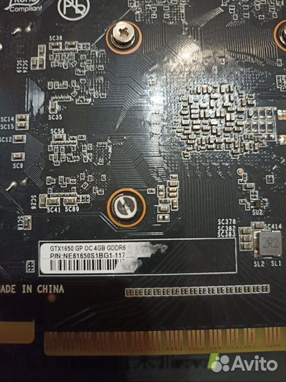 Видеокарта Palit gamingpro GTX 1650 OC 4GB