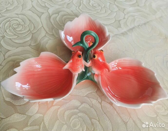 Ваза, Блюдо. Рыбки