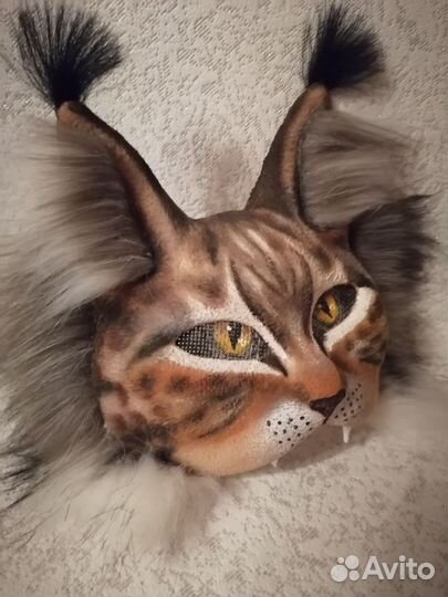 Маска кошки \рыси для квадробики