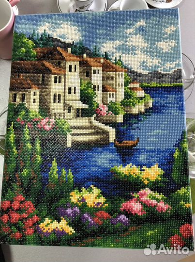 Картины выложины стразами