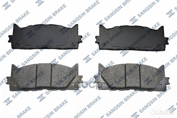 Колодки тормозные перед. Toyota Camry40 06- GDB