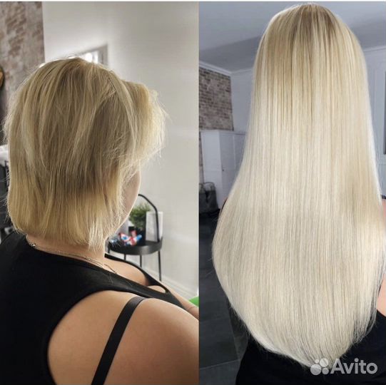 Наращивание волос модель