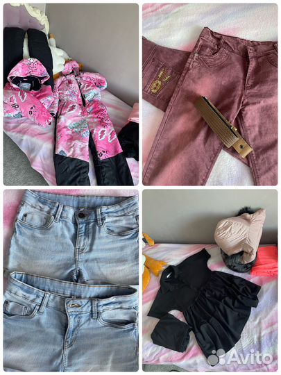 Пакет вещей для девочек двойни 140-146-150