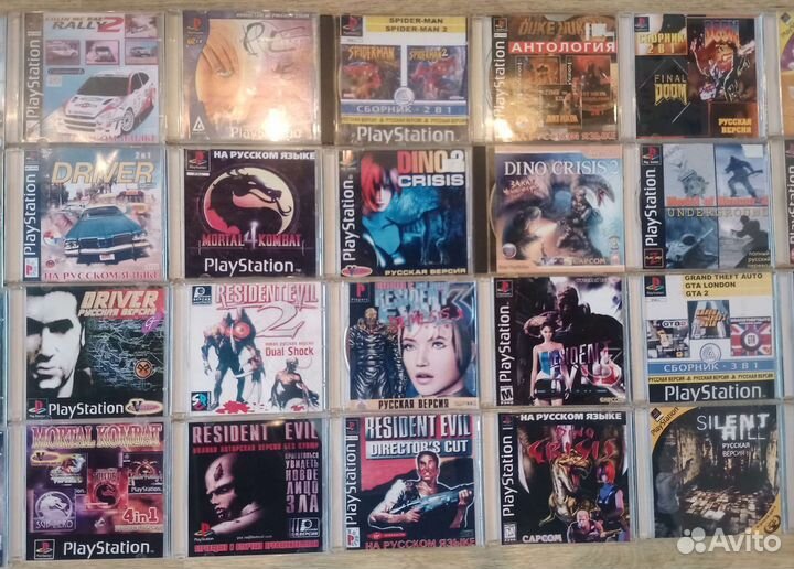 Любые игры для PS1 (PSX) Sony Playstation one