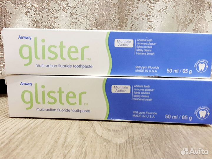 Glister Зубная паста 150мл и 37мл