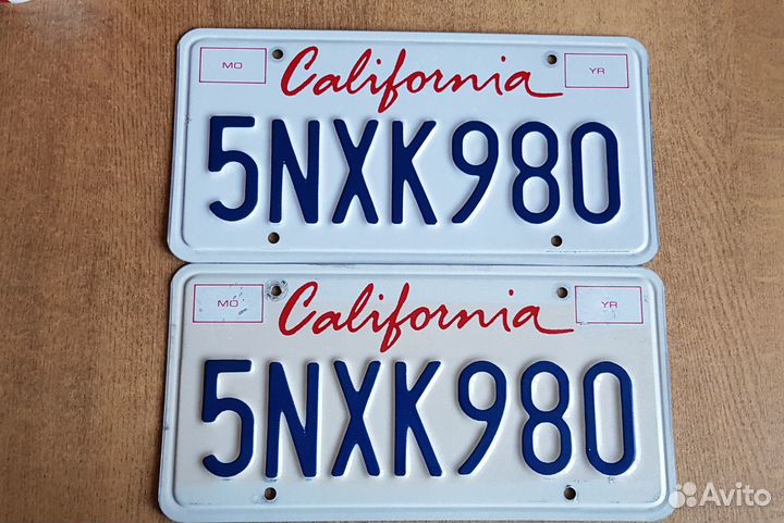 Автомобильный номер США