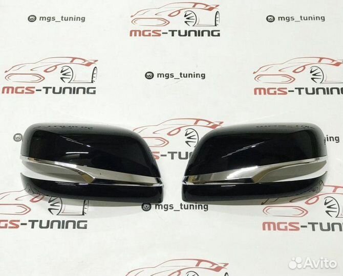 Крышки зеркал Superior на Lexus LX450d/570 Black