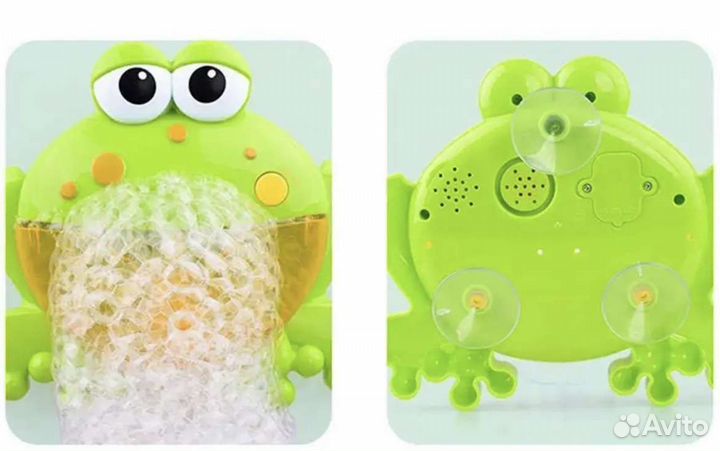 Игрушки для ванной. Лягушка, мыльные пузыри