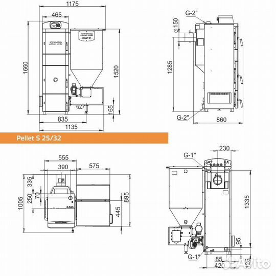 Котел отопительный автомат Zota pellet S 25