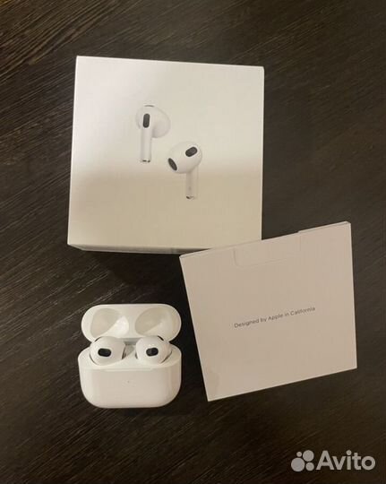 Беспроводные наушники apple airpods 3