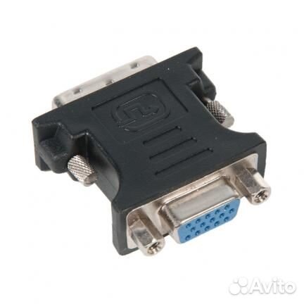 Переходник DVI-I-VGA Cablexpert A-DVI-VGA-BK, 29M