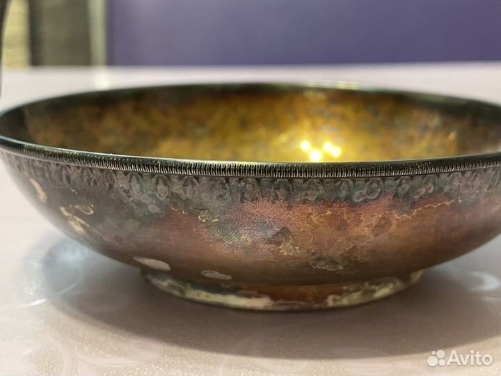 Конфетница мельхиор СССР