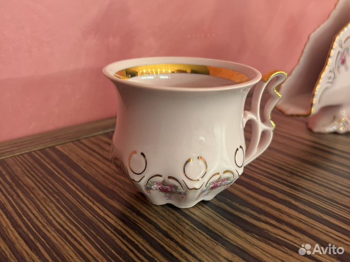 Розовый фарфор чехия