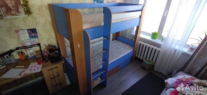 Кровать двухъярусная для детей